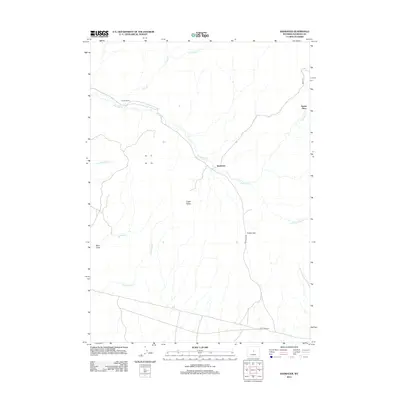 2012 Map of Badwater, 2012 Print