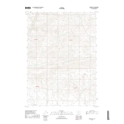 2017 Map of Badwater SE, 2017 Print