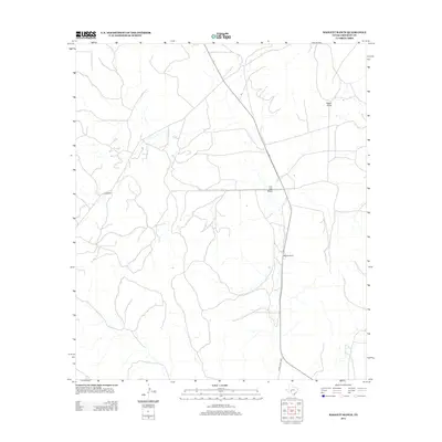 2012 Map of Baggett Ranch, 2012 Print