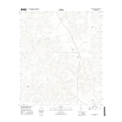 2016 Map of Baggett Ranch, 2016 Print
