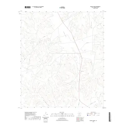 2019 Map of Baggett Ranch, 2019 Print