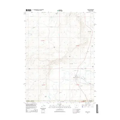 2015 Map of Baggs, 2015 Print