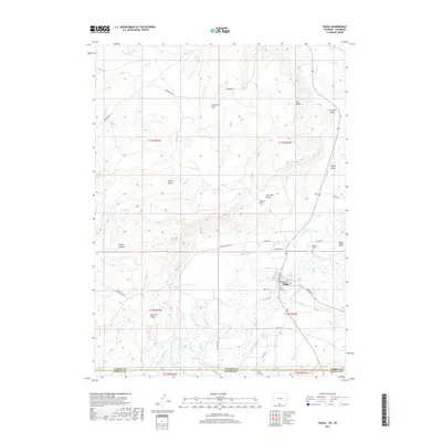 2017 Map of Baggs, 2017 Print