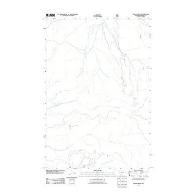2011 Map of Baggs Creek, 2011 Print