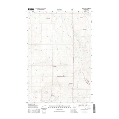 2014 Map of Baggs Creek, 2014 Print