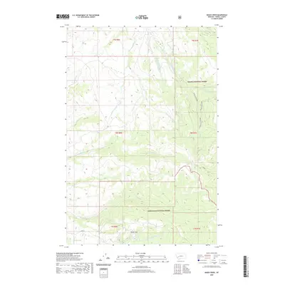 2020 Map of Baggs Creek, 2020 Print