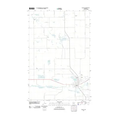 2010 Map of Bagley, 2010 Print