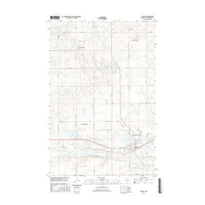 2016 Map of Bagley, 2016 Print