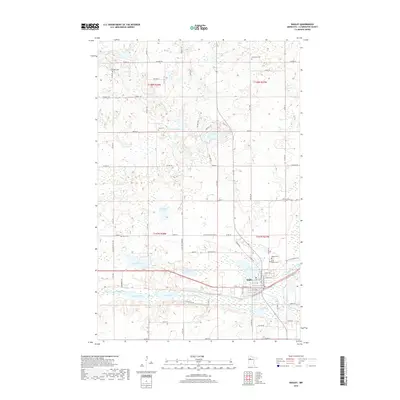 2019 Map of Bagley, 2019 Print