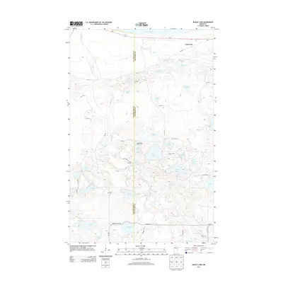 2013 Map of Bagley Lake, 2013 Print