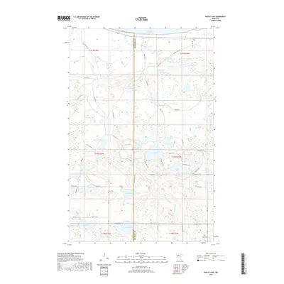 2019 Map of Bagley Lake, 2019 Print