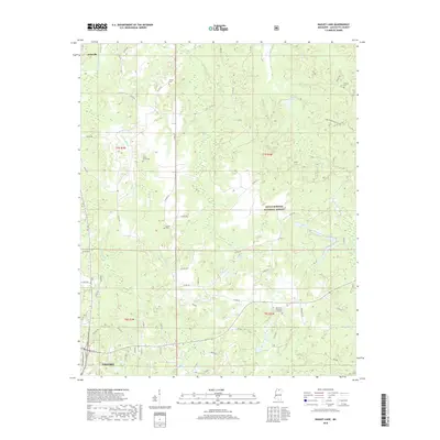 2018 Map of Bagley Lake, 2018 Print