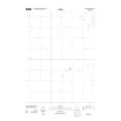 2013 Map of Bagley NW, 2013 Print