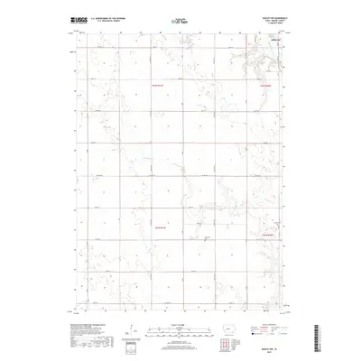 2018 Map of Bagley NW, 2018 Print