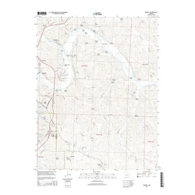 2015 Map of Bagnell, 2015 Print