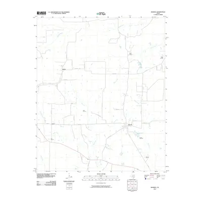 2010 Map of Bagwell, 2010 Print