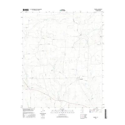 2016 Map of Bagwell, 2016 Print