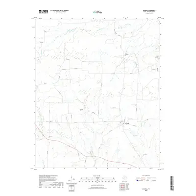 2019 Map of Bagwell, 2019 Print