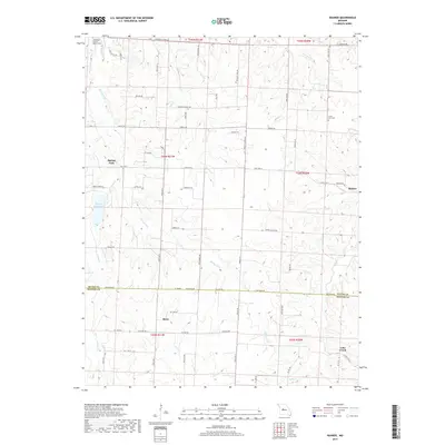 2017 Map of Bahner, 2017 Print
