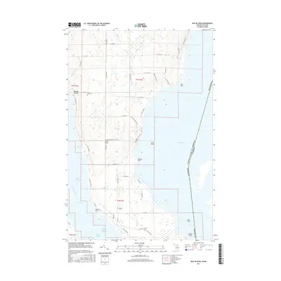 2017 Map of Baie de Wasai, 2017 Print
