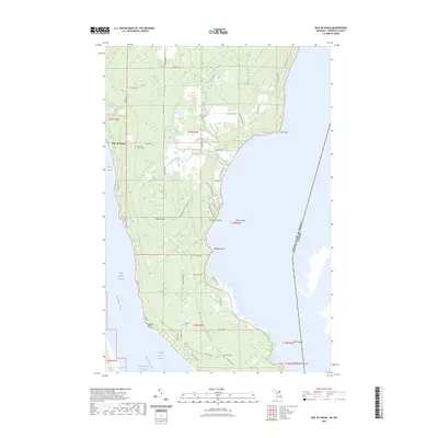 2023 Map of Baie de Wasai, 2023 Print