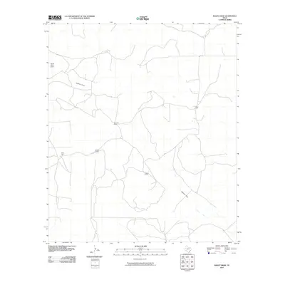 2010 Map of Bailey Draw, 2010 Print