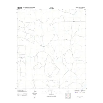 2012 Map of Bailey Draw, 2012 Print