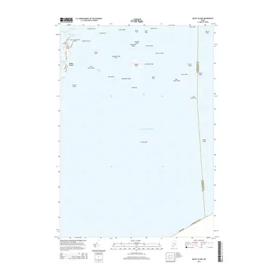 2014 Map of Bailey Island, 2014 Print