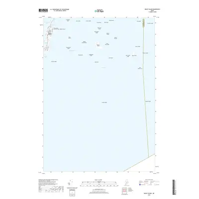 2018 Map of Bailey Island, 2018 Print
