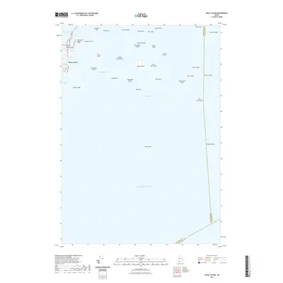 2021 Map of Bailey Island, 2021 Print