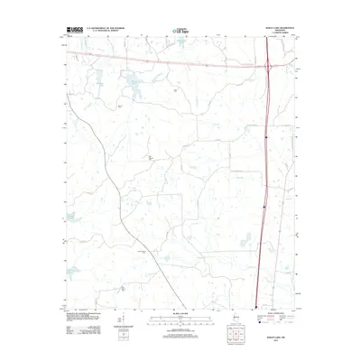 2012 Map of Bailey Lake, 2012 Print