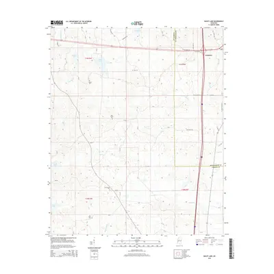 2015 Map of Bailey Lake, 2015 Print