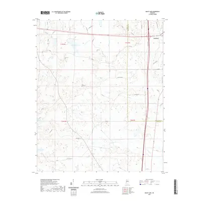 2020 Map of Bailey Lake, 2020 Print