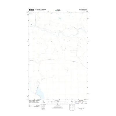 2013 Map of Bailey Lake, 2013 Print