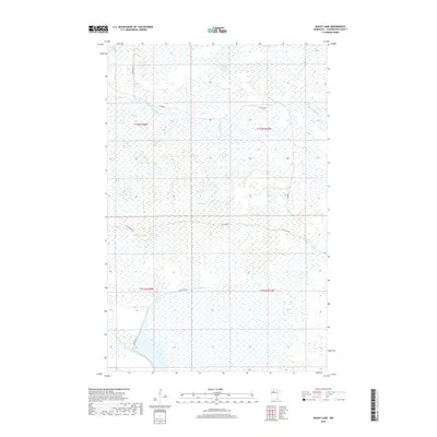 2019 Map of Bailey Lake, 2019 Print