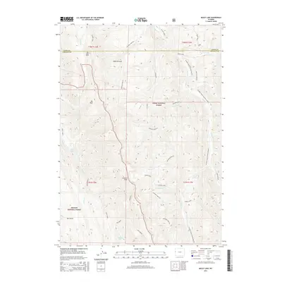 2015 Map of Bailey Lake, 2015 Print