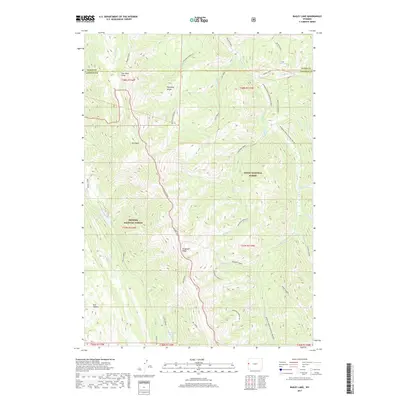 2017 Map of Bailey Lake, 2017 Print