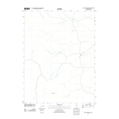 2012 Map of Bailey Mountain, 2012 Print