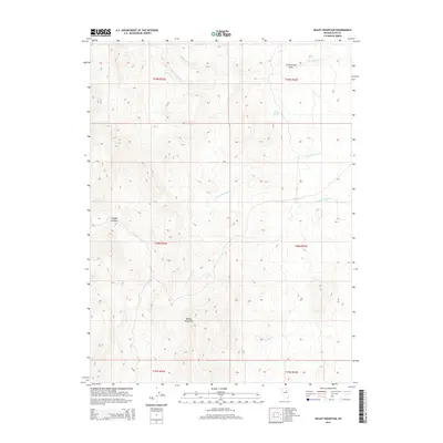 2014 Map of Bailey Mountain, 2014 Print