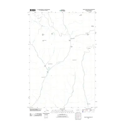 2011 Map of Bailey Mountain, 2011 Print