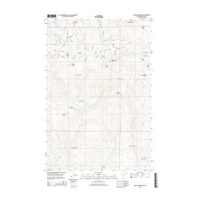 2014 Map of Bailey Mountain, 2014 Print