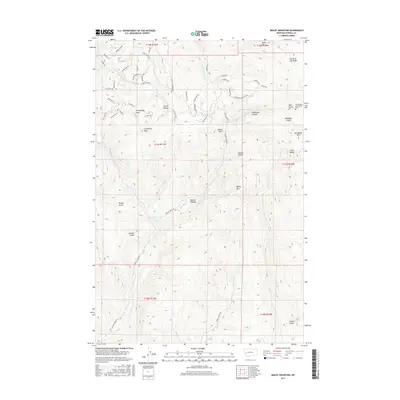 2017 Map of Bailey Mountain, 2017 Print