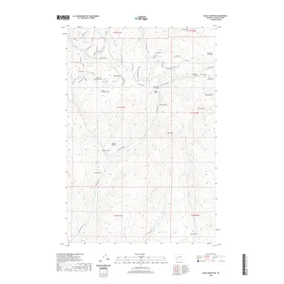 2020 Map of Bailey Mountain, 2020 Print