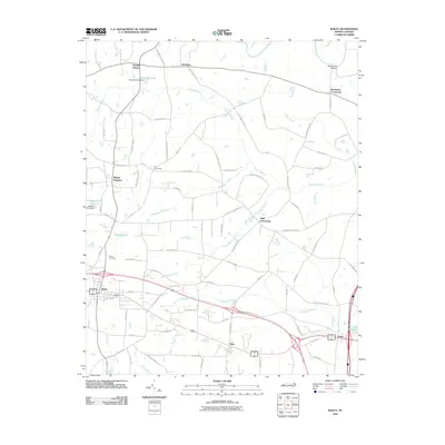 2010 Map of Bailey, 2010 Print