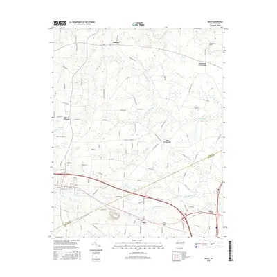 2016 Map of Bailey, 2016 Print