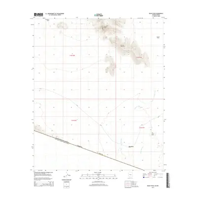 2014 Map of Bailey Peak, 2014 Print