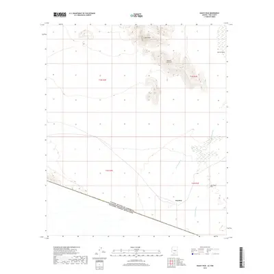 2018 Map of Bailey Peak, 2018 Print