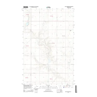 2014 Map of Bailey Reservoir, 2014 Print