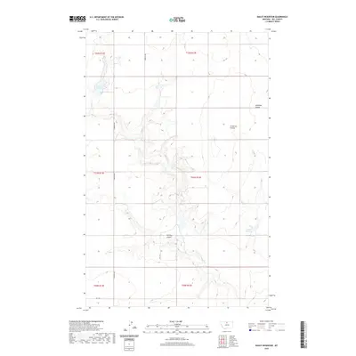 2020 Map of Bailey Reservoir, 2020 Print