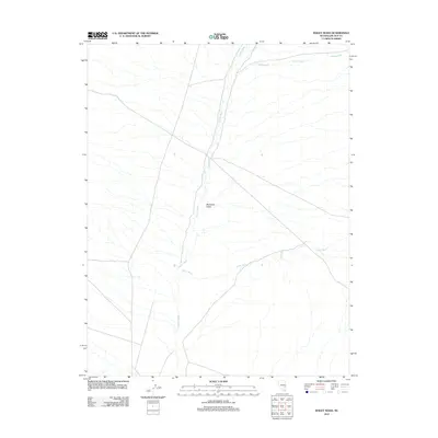 2012 Map of Bailey Wash, 2012 Print